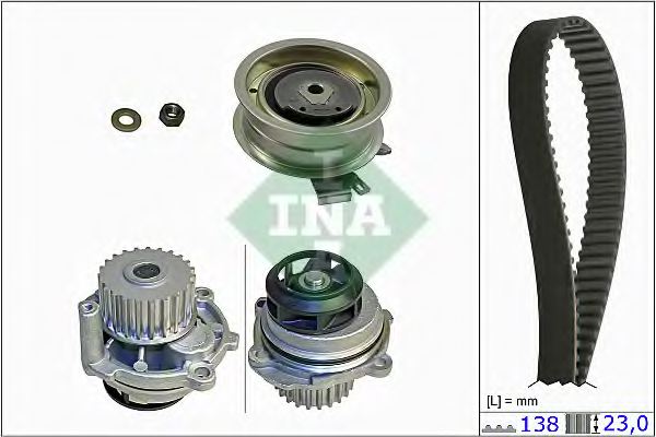 INA 530 0171 31 Water Pump & Timing Belt Kit